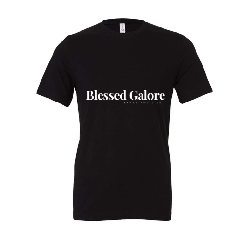 Blessed Galore Black Tee