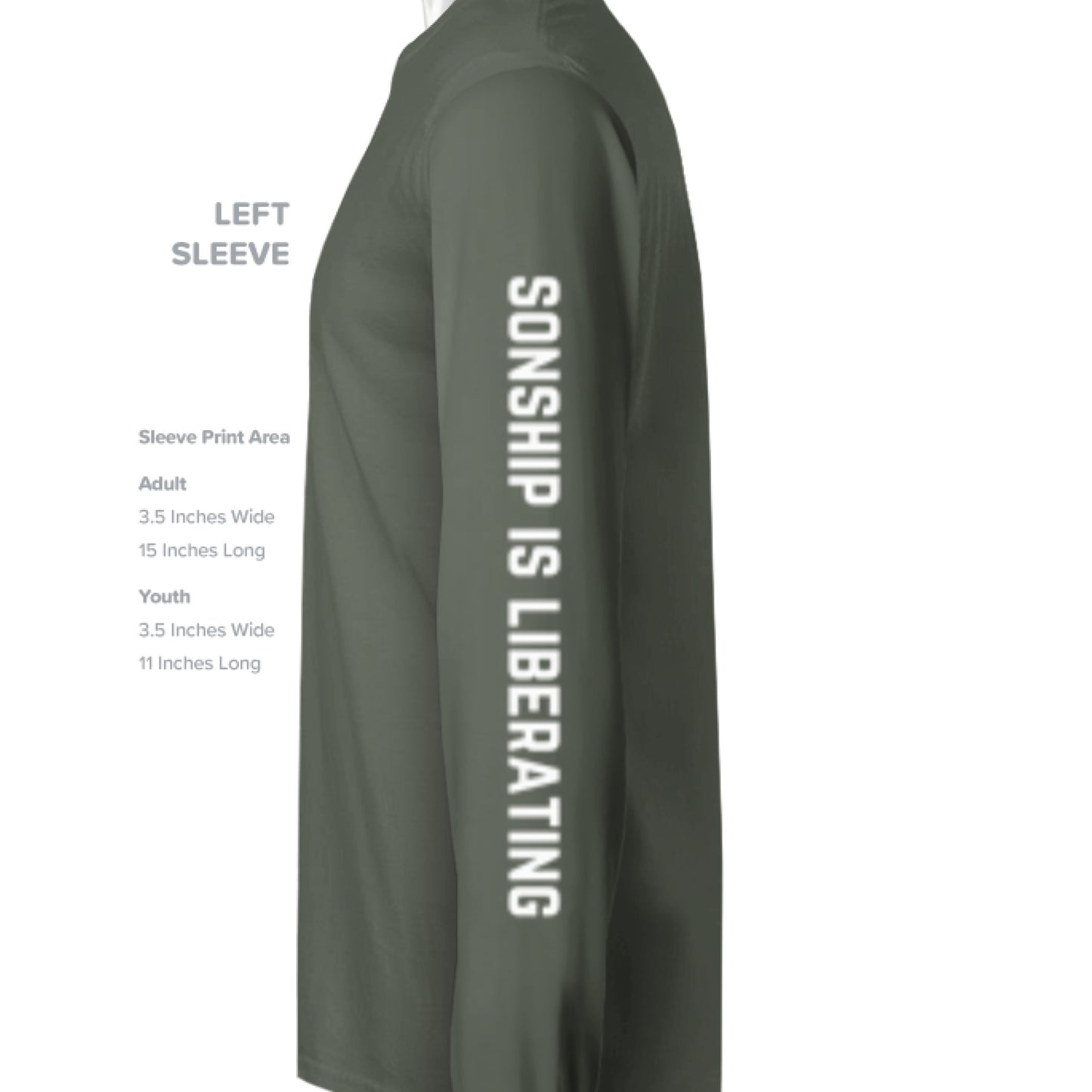 MILITARY GREEN - SLEEVE_LEFT
